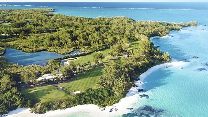 Luftaufnahme Golf Ile aux Cerfs
