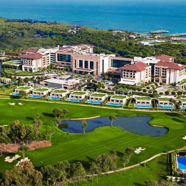 Regnum Carya Resort Luftaufnahme