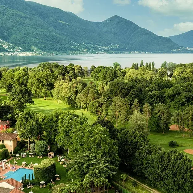 Giardino Ascona mit Golfplatz