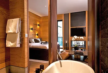 The Chedi Andermatt Deluxe Zimmer mit Bad