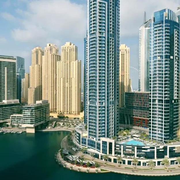 InterContinental Marina Dubai Luftansicht InterContinental Marina Dubai Luftansicht